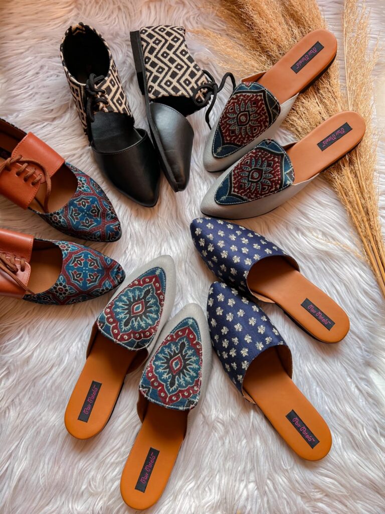 Pair patola’s custom shoes by hemina
