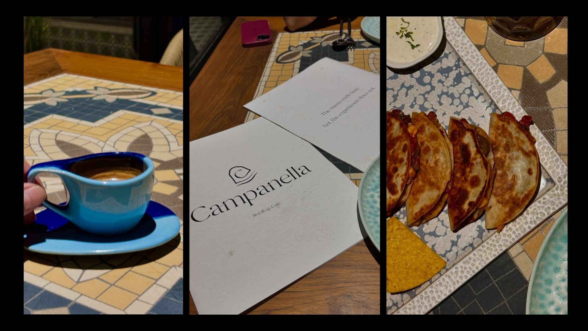 Campanella Rooftop Restro Menu