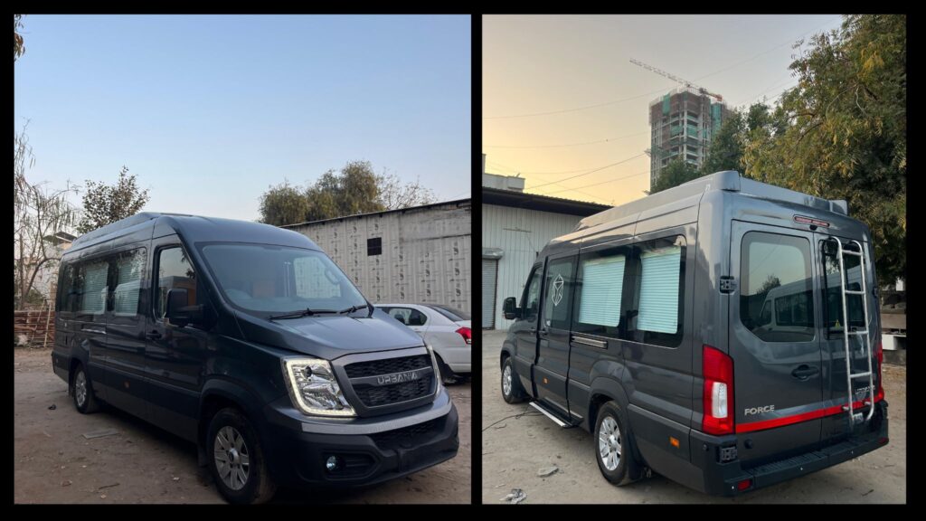 Exterior of Luxury Caravans
