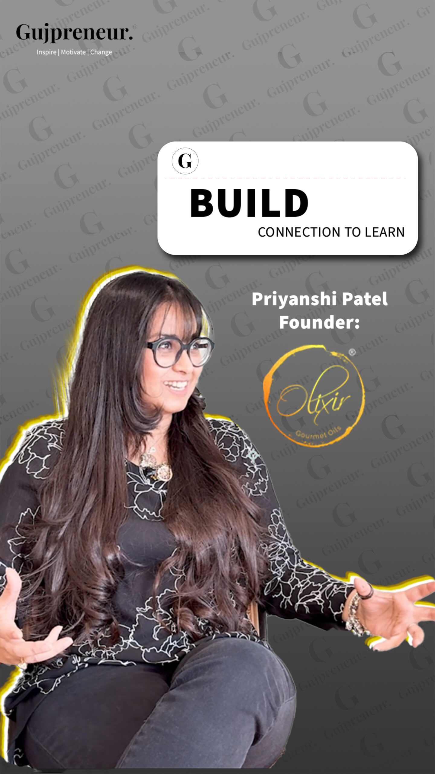 priyanshi patel - founder of olixir