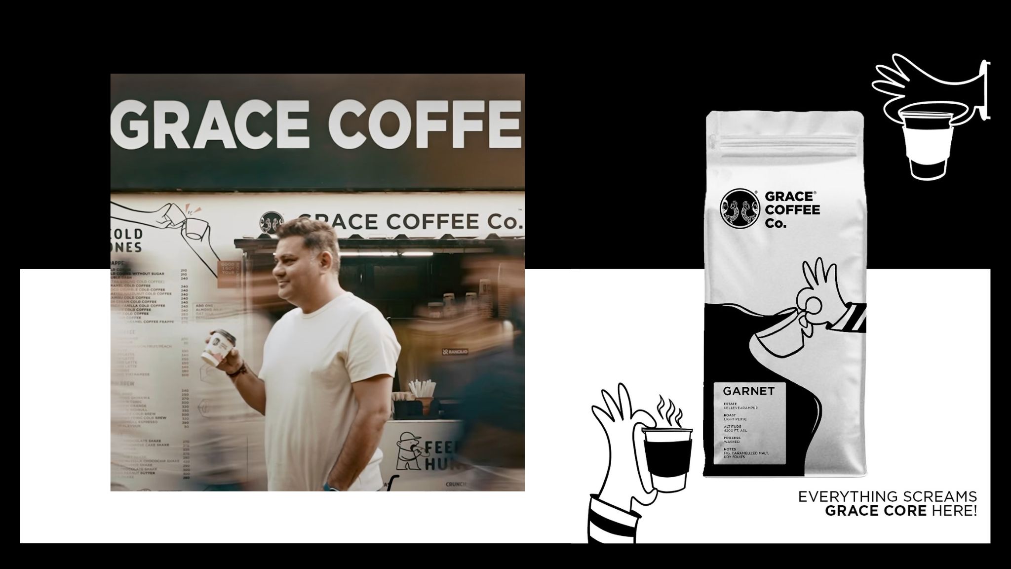 Grace Coffee brewing calm in a cup