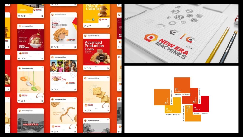 The-Big-Jump_-Strategy-Before-Scale New Era Machine Logo planning with what Colours to use by Lithmus Branding