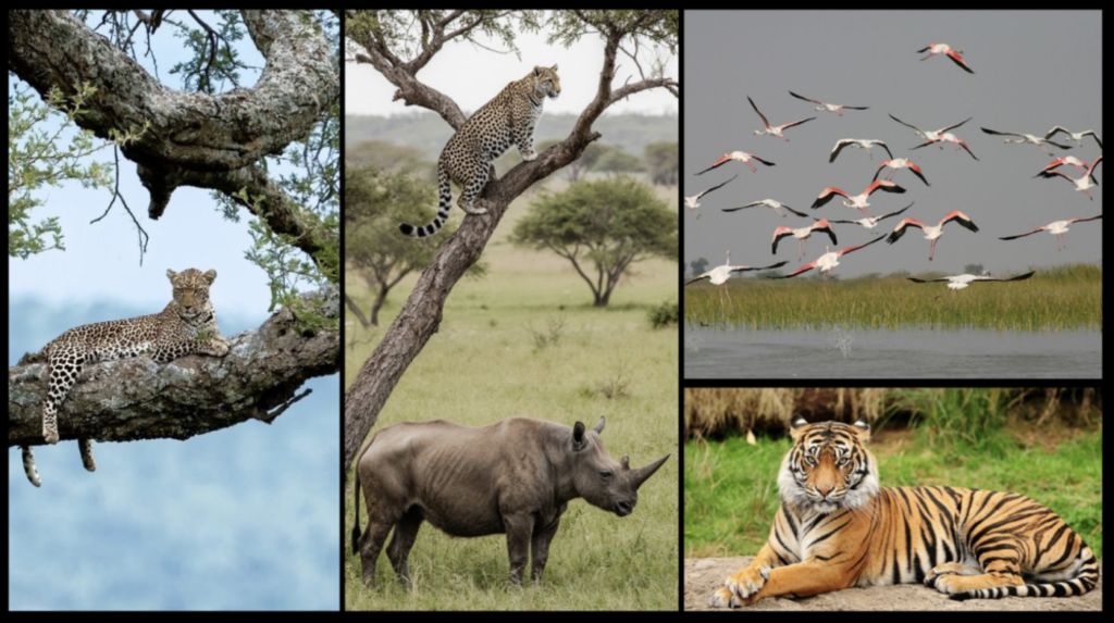 Leopard and Tiger at Vansda National Park