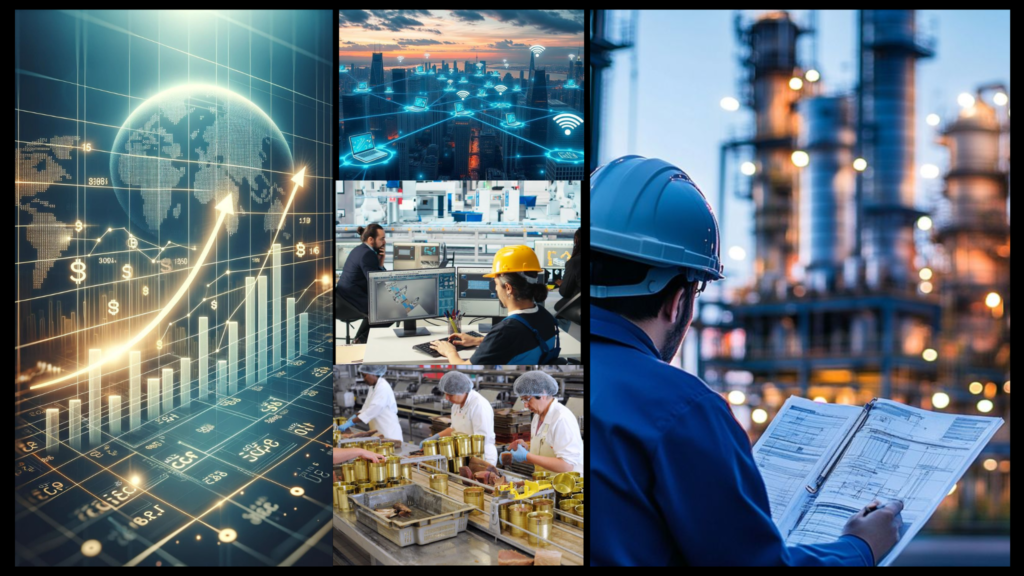     Gujarat business ecosystem showing traditional and modern industries