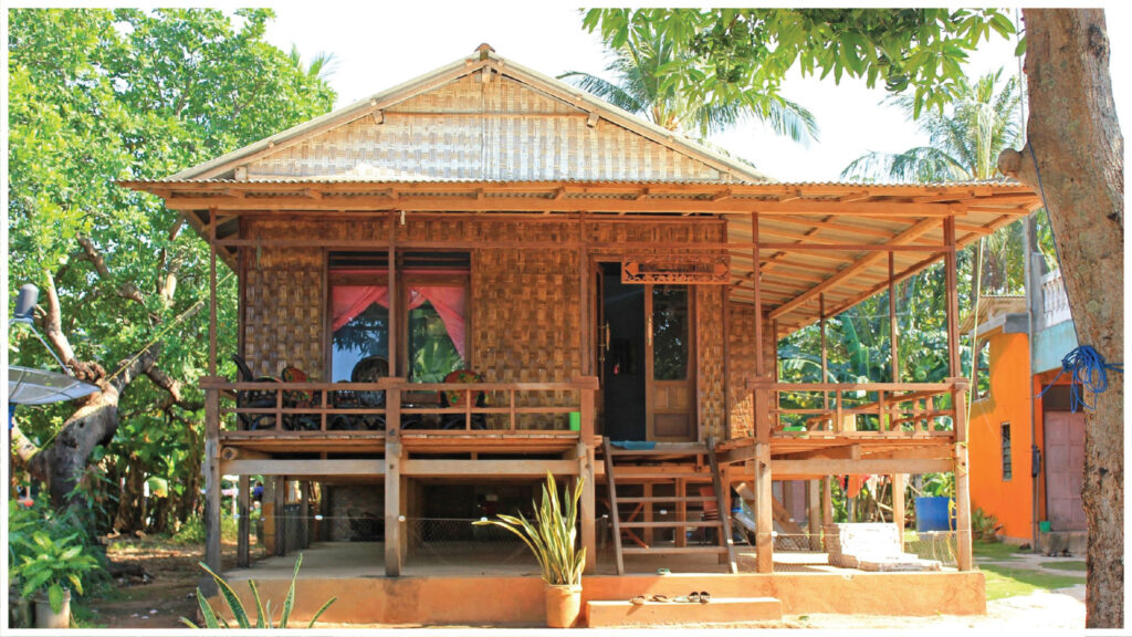 Sustainable architecture in Gujarat featuring climate-responsive buildings, shaded courtyards, and eco-friendly design solutions
