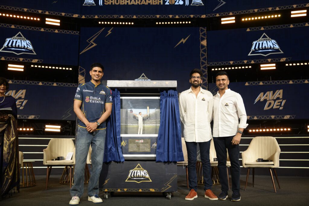 Gujarat Titans brand expansion with multiple sponsors on team jersey IPL 2026