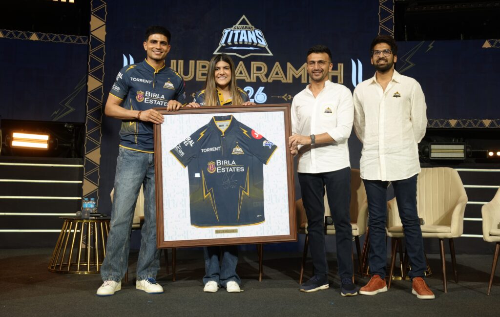 Gujarat Titans brand expansion with multiple sponsors on team jersey IPL 2026