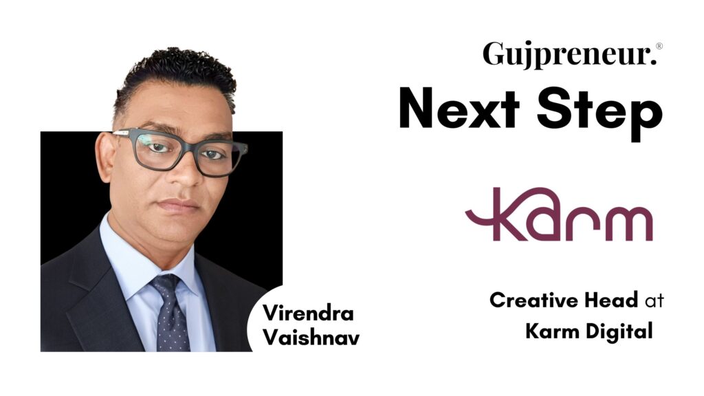 Virendra Vaishnav joining Karm Digital as Creative Head with a focus on branding, AI, and creative leadership.
