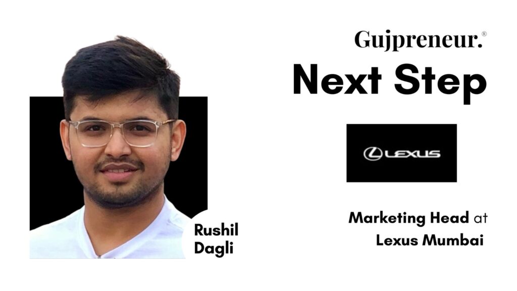 Rushil Dagli appointed as Marketing Head at Lexus Mumbai leading luxury automotive marketing initiatives across Mumbai, Pune, and Ahmedabad
