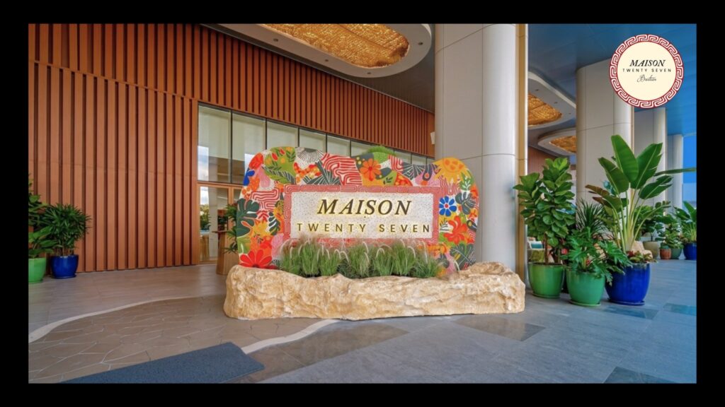 Maison Twenty-Seven by Bastian luxury hospitality destination inside Ahmedabad Airport with immersive interiors and fine dining ambiance