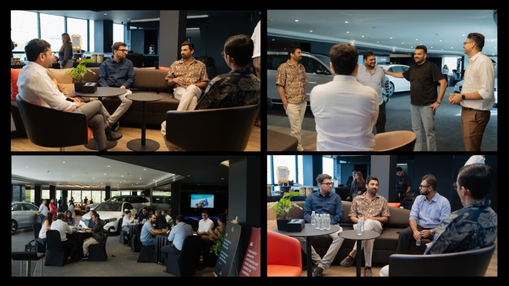 Gujpreneur Socials Breakfast Table third edition at Mercedes-Benz Landmark Ahmedabad with entrepreneurs and business leaders Gujpreneur Socials Breakfast Table third edition at Mercedes-Benz Landmark Ahmedabad with entrepreneurs and business leaders
