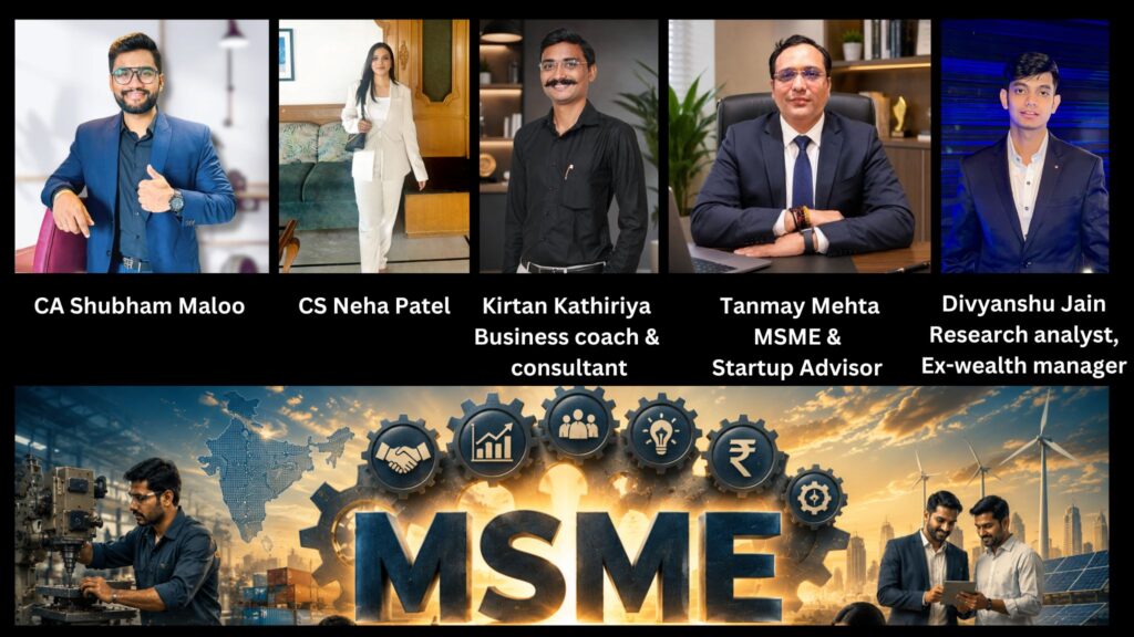 MSME Day 2026 Gujarat highlighting entrepreneurs, MSME growth, and the Viksit Gujarat Industrial Policy 2026