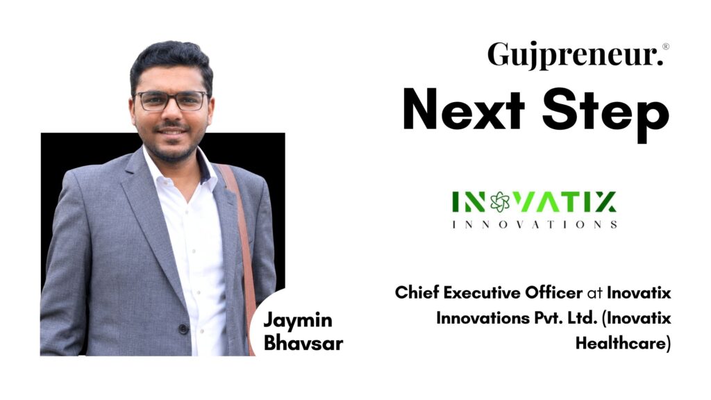 Jaimin Bhavsar appointed CEO of Inovatix Healthcare in Ahmedabad. Jaimin Bhavsar appointed CEO of Inovatix Healthcare in Ahmedabad.