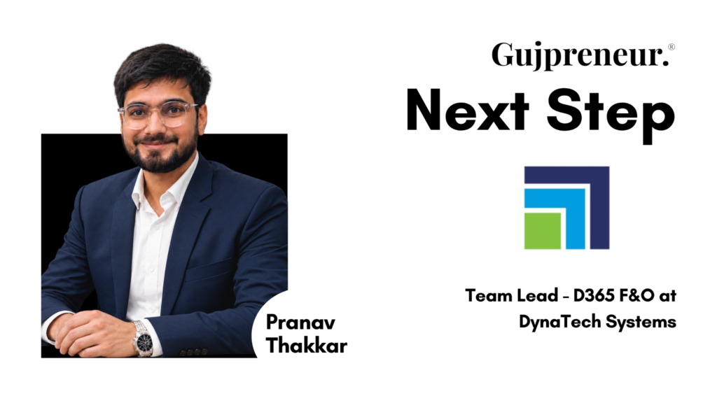 CA Pranav Thakkar promoted to Team Lead at DynaTech Systems.
